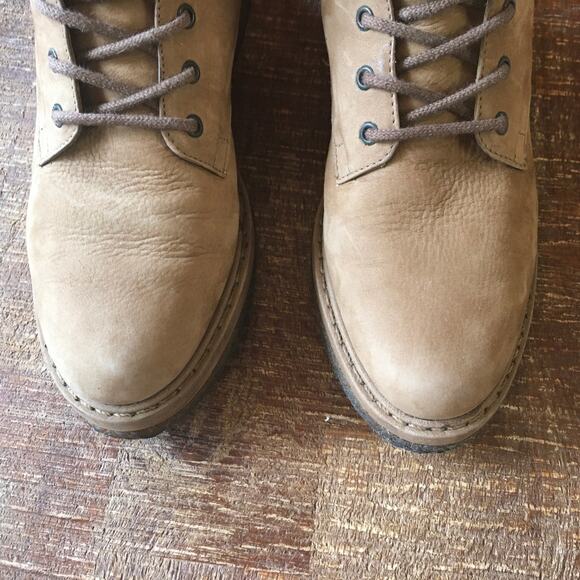 Vintage Cole Haan Country Chukka Ankle Boot Womans 6.5 M Brown Suede Lace Up - Picture 5 of 10